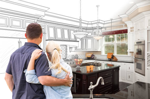 Professional Kitchen Flooring technician working in Spring House, PA